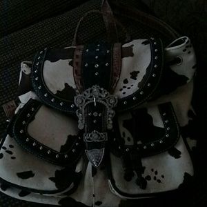 Cowgirl trendy backpack